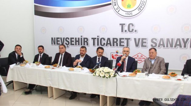 Naci Ağbal, Nevşehir'e müjdelerle geldi!...