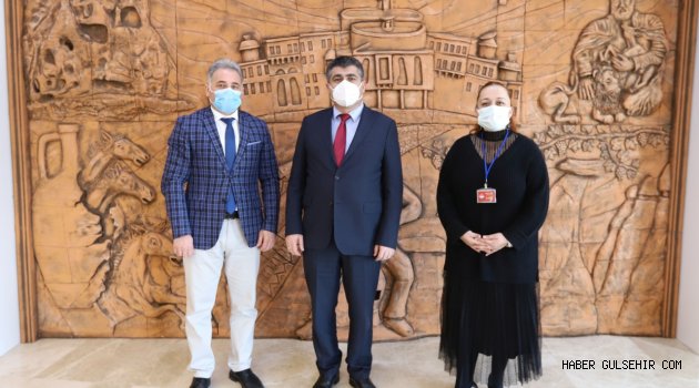 Nevşehir Bahçeşehir Kolejinden Rektör Aktekin’e Ziyaret