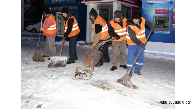Nevşehir Belediyesi Kar Mücadelesinde