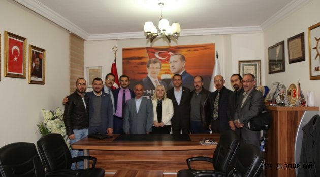 NEVŞEHİR GAZETECİLER CEMİYETİ’NDEN AK PARTİ’YE ZİYARET