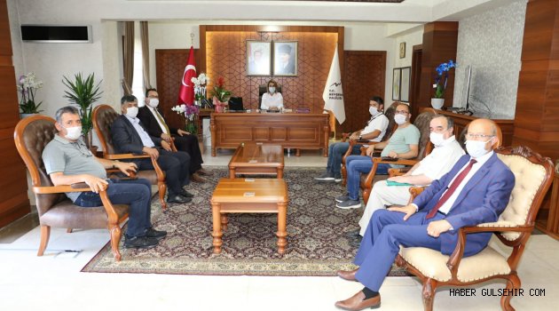 Nevşehir Gazeteciler Cemiyeti’nden Vali Becel’e ziyaret