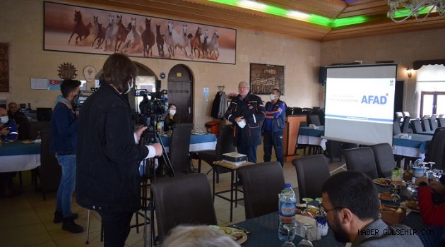 Nevşehir İl Afet ve Acil Durum Müdürlüğü, Basın Mensupları ile Kahvaltıda Buluştu.