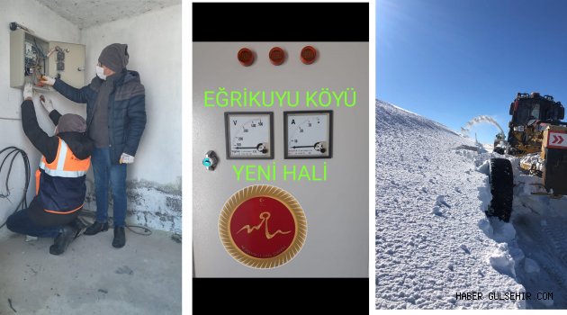 Nevşehir İl Özel İdaresi Ekipleri Köylere Hizmet Sunmaya Devam Ediyor!!!