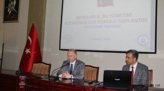 Nevşehir İl Su Yönetimi Koordinasyon Toplantısı Yapıldı.