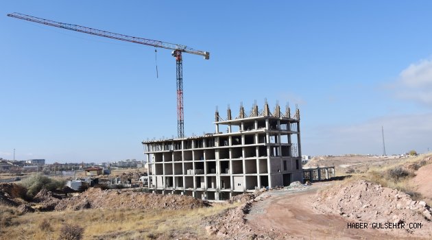 Nevşehir Merkez Öğretmenevi İnşaatı Hızla Yükseliyor