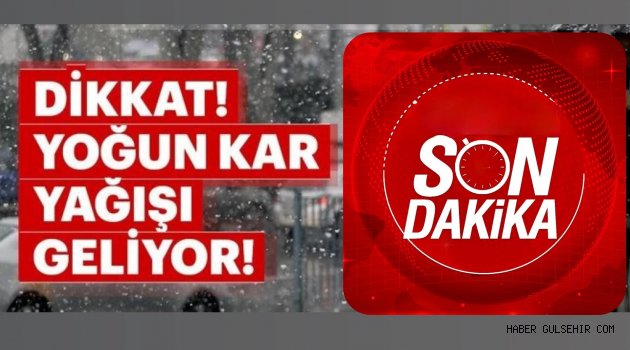 Nevşehir Valiliği Uyardı! Kar Yağışı Tekrar Geliyor.