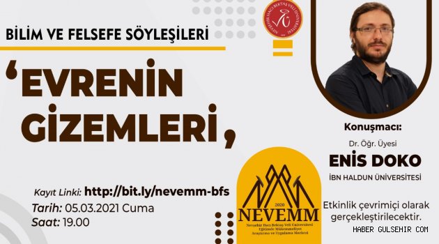 NEVÜ NEVEMM’den “Bilim ve Felsefe Söyleşileri” Serisi