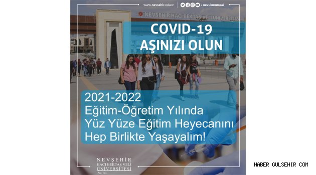 NEVÜ Rektörü Aktekin’den Öğrencilere Aşı Yaptırın Çağrısı