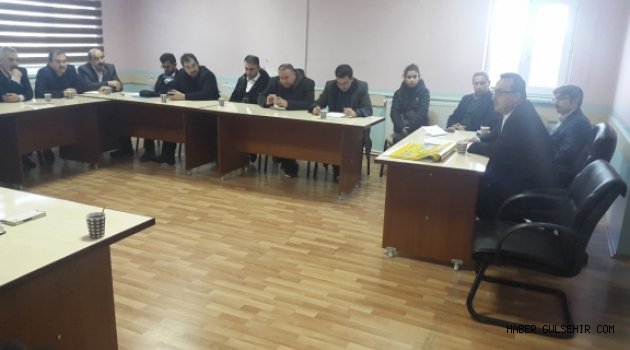 OKUL MÜDÜRLERİ İLE DÖNEM SONU DEĞERLENDİRME TOPLANTISI YAPILDI.