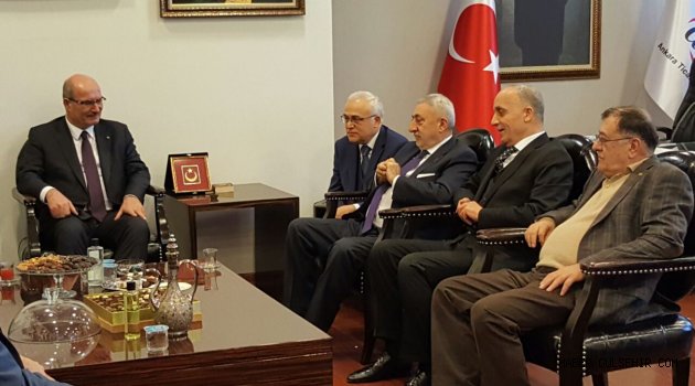 Parmaksız'dan ATO Başkanına Hayırlı Olsun Ziyareti.