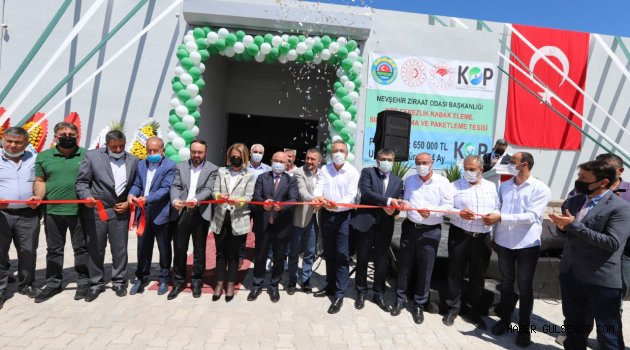 Rektör Aktekin KOP Destekli Kabak Çekirdeği Eleme Tesisi Açılışına Katıldı