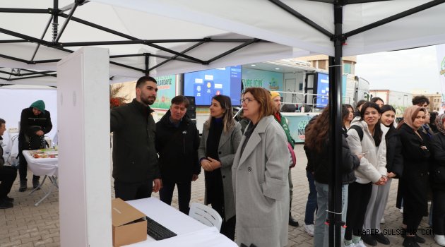 T.C. Çevre, Şehircilik ve İklim Değişikliği Bakanlığı’nın “Çevre Tırı” NEVÜ’lü Öğrencilerle Buluştu