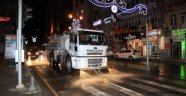Nevşehir Caddeleri İtfaiye Araçları İle Yıkandı.