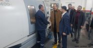 Başkan Seçen, ve Başkan Adayı Arı'dan Organize Sanayi Bölgesine Ziyaret