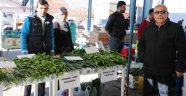 Uçhisar’da Sera Üretimi Ürünler Satışa Sunuldu
