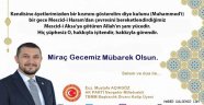 Milletvekili Açıkgöz; Miraç Gecemiz Mübarek Olsun
