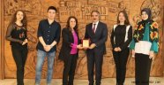 NÜKMER'den Rektör Bağlı'ya Teşekkür Ziyareti