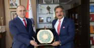 Rektör Bağlı’dan Nevşehir İl Emniyet Müdürü Artunay’a 174. Yıl Kutlama Ziyareti