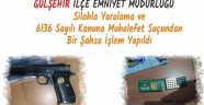 Gülşehir’de Silahla Yaralama ve 6136 Sayılı Kanuna Muhalefet Suçundan Bir Kişiye İşlem Yapıldı.