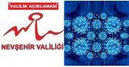 Nevşehir Valiliğinden ''Korona-virüs Tedbirleri'' Açıklaması.