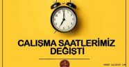 Nevşehir İl Genelinde; ''Esnek Çalışma Saatleri'' Değişti.