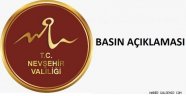 Nevşehir Valiliğinden Suriyeli Açıklaması!