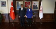 Rektör Aktekin’den Aile ve Sosyal Hizmetler Bakanı Göktaş’a Ziyaret