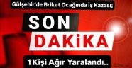 Gülşehir'de Briket Ocağında İş Kazası; 1 Kişi Ağır Yaralandı..