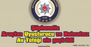 Şüphelenilerek Durdurulan Araçtan Uyuşturucu Çıktı.
