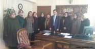 Ak Parti Kadın Kollarından Kaymakam Baytok'a ziyaret.