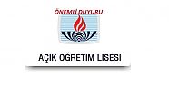 AÇIKÖĞRETİM LİSESİ YENİ KAYIT VE KAYIT YENİLEME İŞLEMLERİ UZATILDI‏