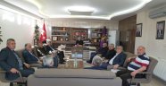 BAŞKAN AY VE BERABERİNDEKİ HEYET BİRLİK BAŞKANLIĞINI ZİYARET ETTİ