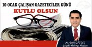 Belediye Başkanı Çiftci'den “10 Ocak Çalışan Gazeteciler Günü” mesajı