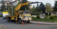 DAMAT İBRAHİM PAŞA HEYKELİ BAKIMA ALINIYOR