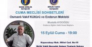 Genç Birlik Nevşehir tarafından gerçekleştirilen "Cuma Meclisi Sohbetleri" devam ediyor.