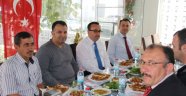 Gülşehir İlçe milli eğitim şube müdürü Fatih TEPESU'ya veda yemeği