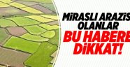 MİRAS PAYLAŞIMI İÇİN SON 3 AY