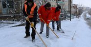 NEVŞEHİR BELEDİYESİ KARLA MÜCADELE ÇALIŞMALARINI SÜRDÜRÜYOR