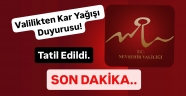 Nevşehir Valiliğinden Kar Yağışı Kararı. Tatil Edildi.