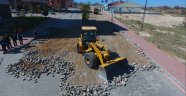 NEVŞEHİR, YENİ TOKİ BÖLGESİNDE SICAK ASFALTLAMA BAŞLIYOR