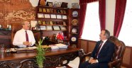 REKTÖR BAĞLI'DAN BELEDİYE BAŞKANI ÜNVER'E İADE-İ ZİYARET