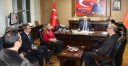 Rektör Kılıç ve Senato Üyelerinden İl Emniyet Müdürü Altunay’a Destek ve Taziye Ziyareti