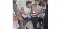 Takım arkadaşlarından Tugay Yıldırım'a sürpriz doğum günü