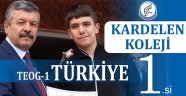 TEOG'DA TÜRKİYE BİRİNCİSİ KARDELEN KOLEJİ'İNDEN!