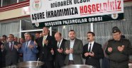 TİCARET BORSASI VE PAZARCILAR ODASI AŞURE DAĞITTI