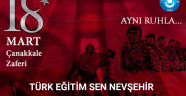 Türk Eğitim Sen Nevşehir Şube Başkanı Urgenç'den Çanakkale, Son kaledir.