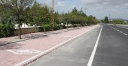 Uçhisar-Atatürk Bulvarı’nda kaldırım çalışmaları tamamlandı.
