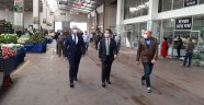 Vali Aktaş, Pazar Yerinde İncelemelerde Bulundu