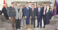 VALİ AKTAŞ'TAN ESNAF VE SANATKÂRLAR ODALAR BİRLİĞİNE TEŞEKKÜR ZİYARETİ