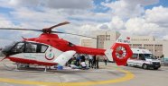YARALI GENCİN İMDADINA HELİKOPTER AMBULANS YETİŞTİ